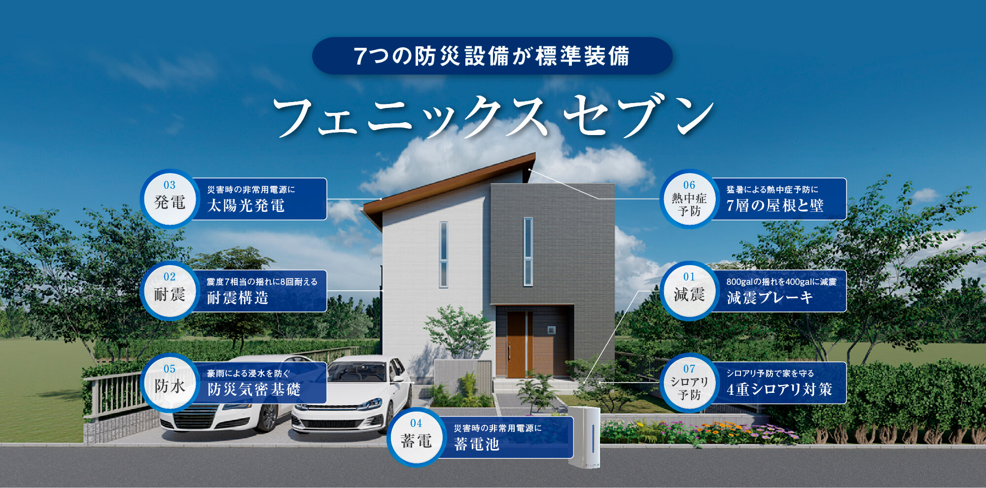 イシンホームの住宅施工イメージ「フェニックスセブン」